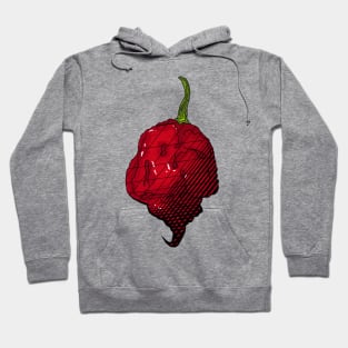 Habanero Chilli Pepper Sticker Spicy Hot Jalapeno Carolina Reaper Hoodie